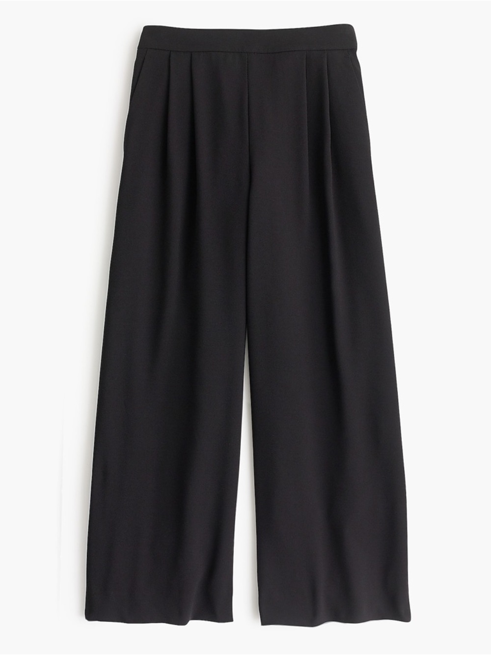 J. Crew Wide-leg Crop Pant in 365 Crepe